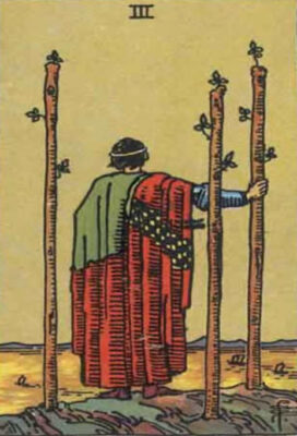 The Three of Wands Tarot Card Meaning | Kristian von Sponneck