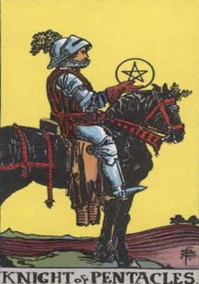 The Knight of Coins Tarot Card Meaning | Kristian von Sponneck
